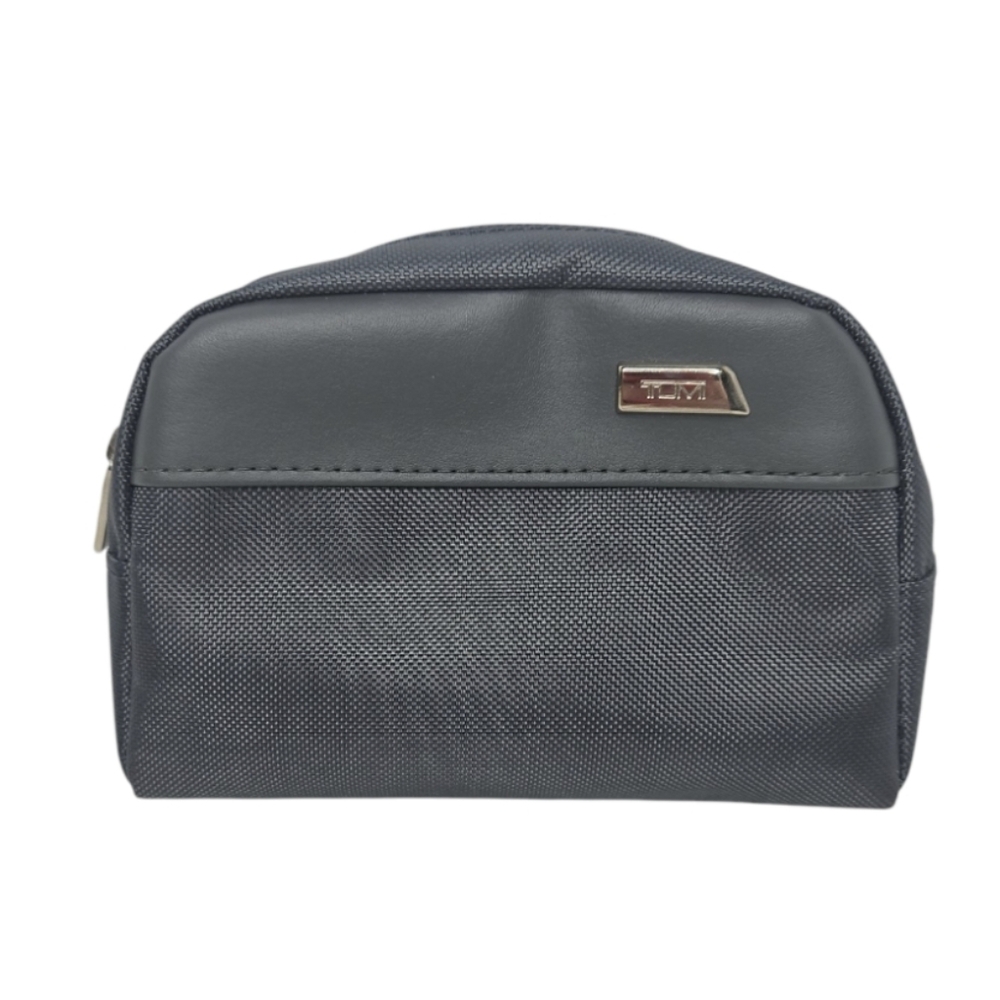 Tumi For Delta Gray Cosmetic Toiletry Case